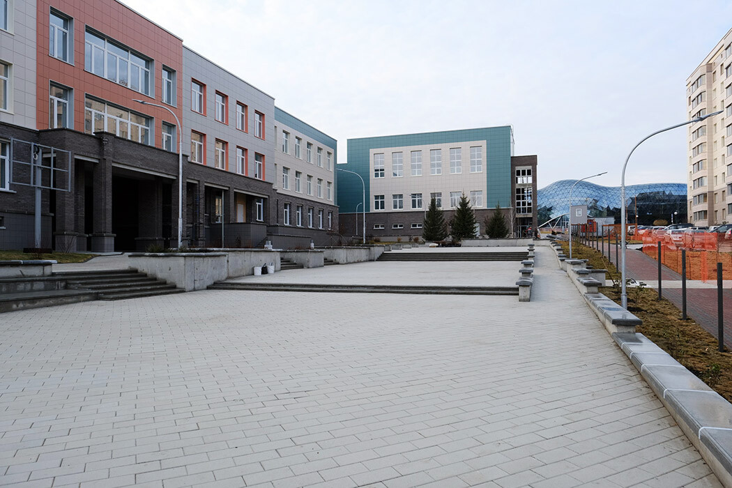 строительство школы в Кольцово