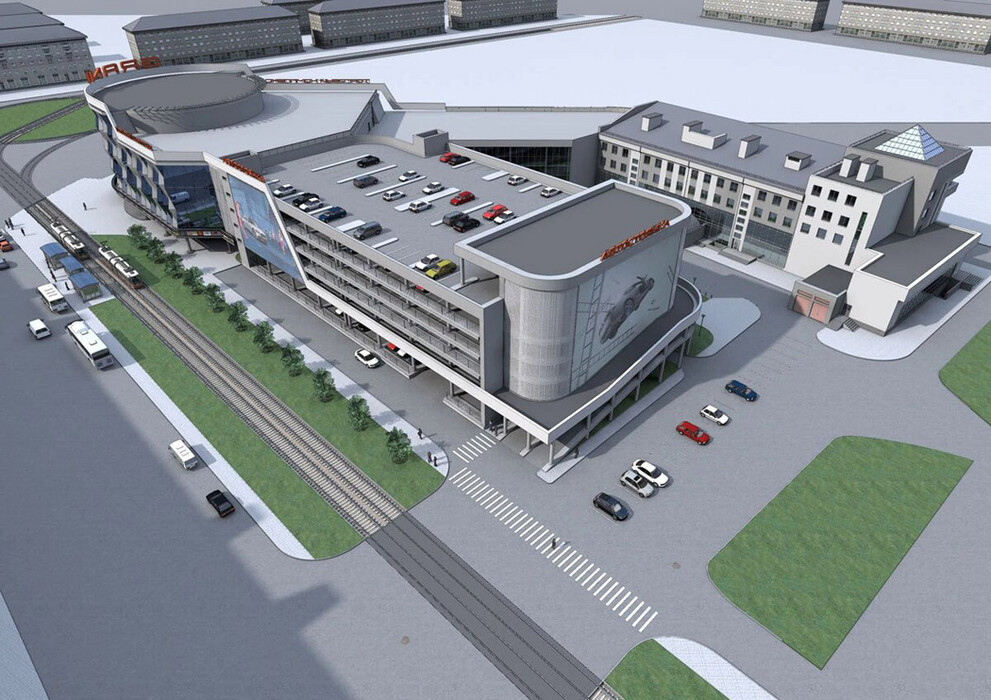 строительство торгового центра площадь Маркса