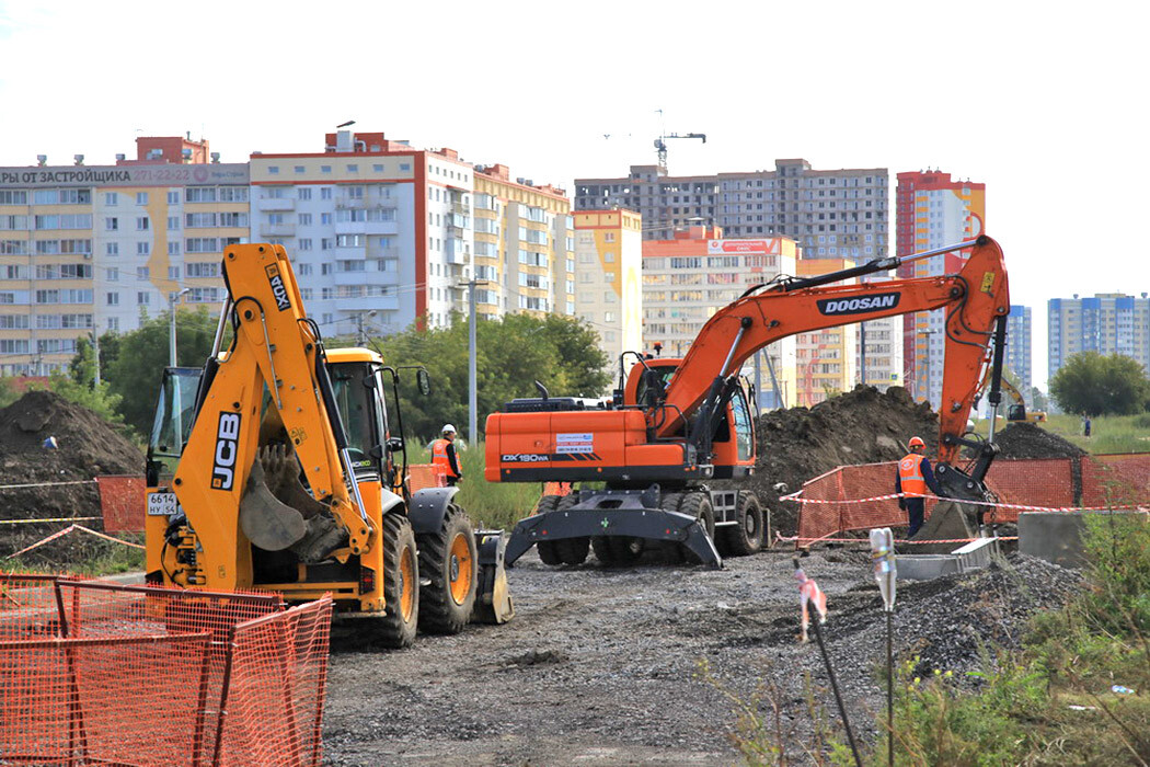 строительство продолжения улицы Петухова